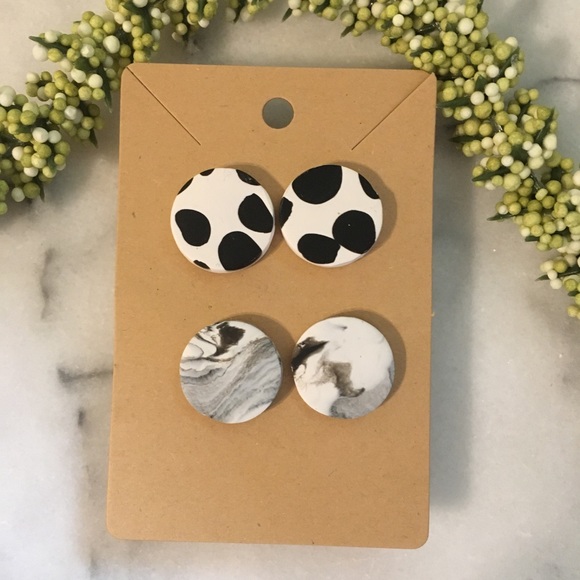 Hand Crafted Jewelry - 2 for $15 Handmade Polymer Clay Earrings